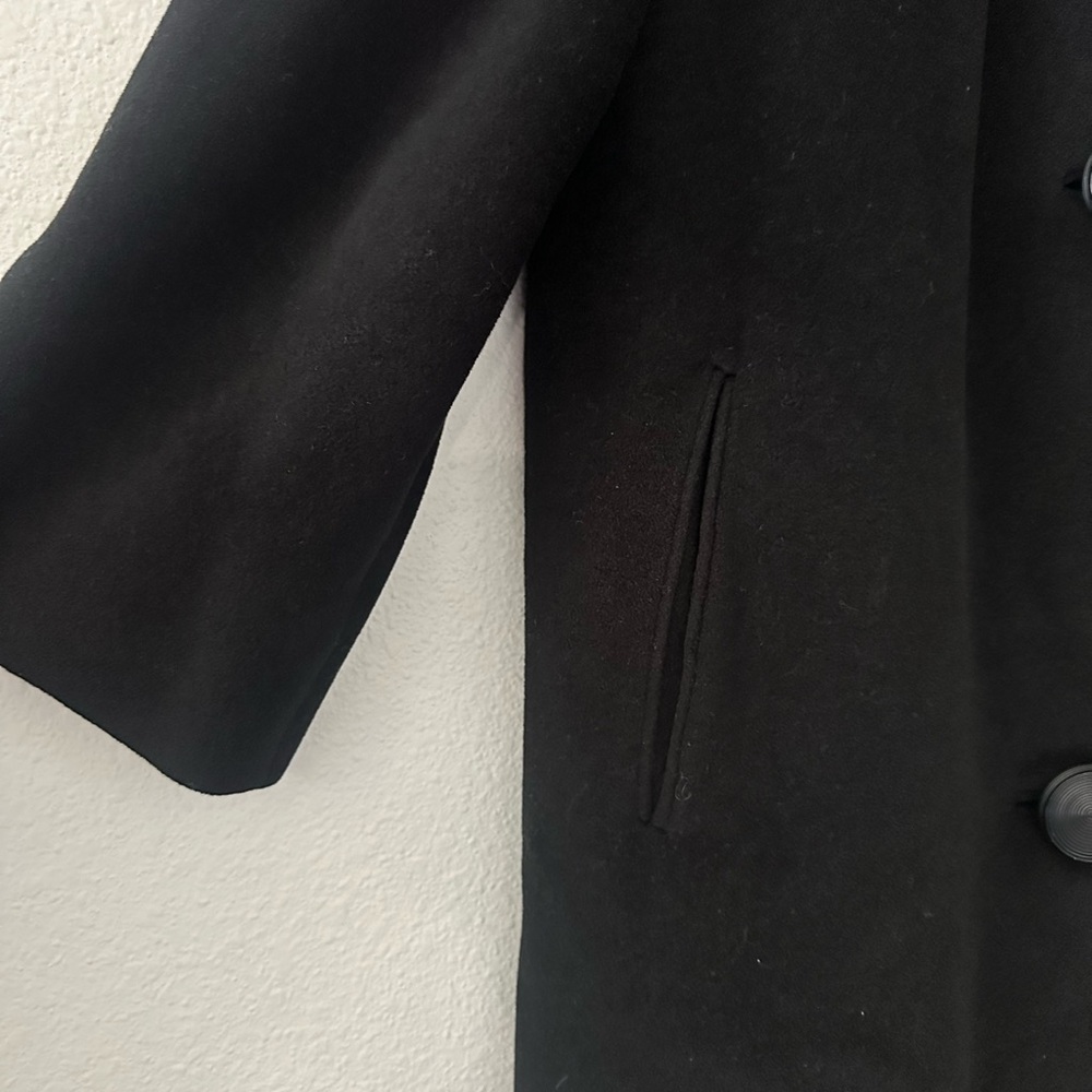 Vintage Pea Coat With Fur Collar - Picture 3 of 6